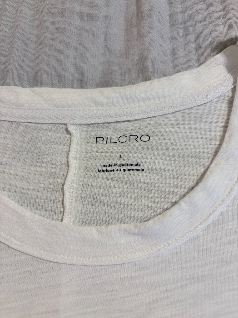Anthropologie Women’s Pilcro Jordyn Slub Crewneck Side Slit Tunic Tee Sz Large - Picture 4 of 8